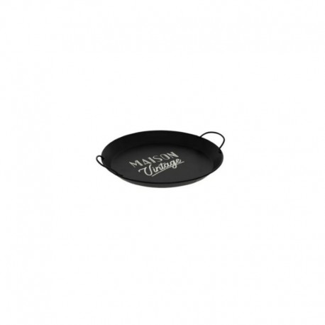 PLATEAU EN METAL ROND 39.5CM