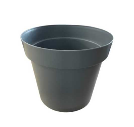 POT A FLEURS GRIS D.24CM 6,4L︱Lory