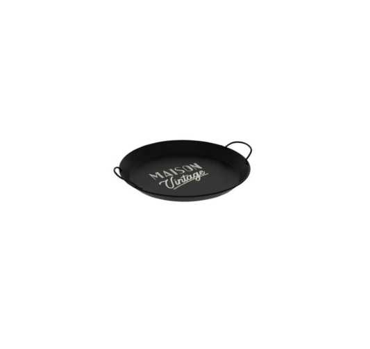PLATEAU EN METAL ROND 39.5CM︱Lory