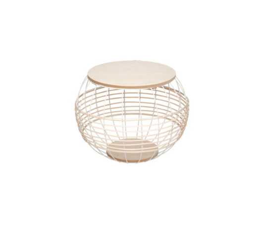 TABLE BASSE JULINE EN METAL︱Lory