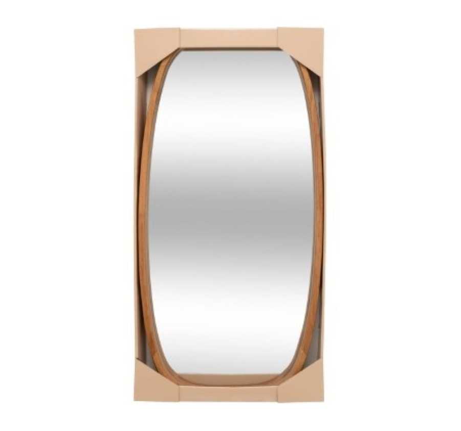 MIROIR OVALE EN BOIS JASNA
