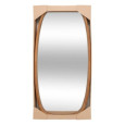 MIROIR OVALE EN BOIS JASNA