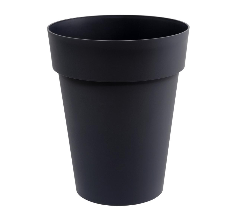 CACHE POT HAUT GRIS ANTHRACITE