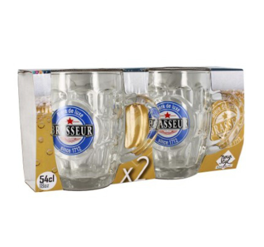 LOT DE 2 CHOPES A BIERE 48CL