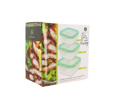 BOITES HERMETIQUES X3 PIECES︱Lory