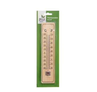 THERMOMETRE EN BOIS 21CM︱Lory