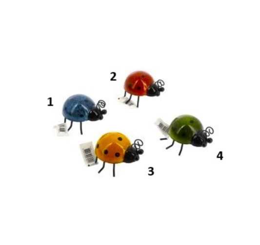 COCCINELLE EN METAL 9X10X5CM︱Lory