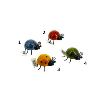 COCCINELLE EN METAL 9X10X5CM︱Lory