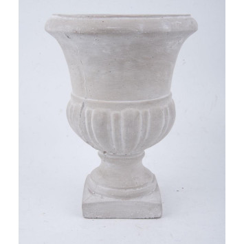 POTSUR PIED EN CIMENT SCULPTE︱Lory