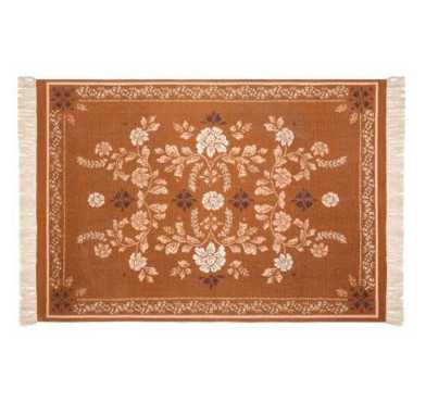 TAPIS MARRON IMPIME GYPSY︱Lory
