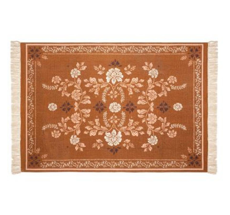 TAPIS MARRON IMPIME GYPSY
