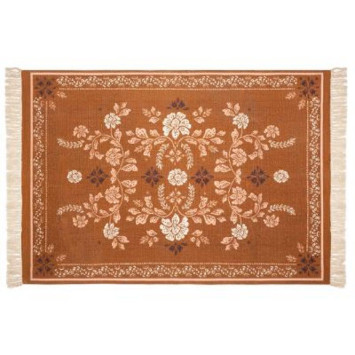 TAPIS MARRON IMPIME GYPSY︱Lory