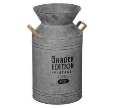 POT A LAIT DECO ZINC D26 H48︱Lory