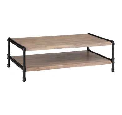 TABLE BASSE 2 PLATEAUX BOIS/︱Lory