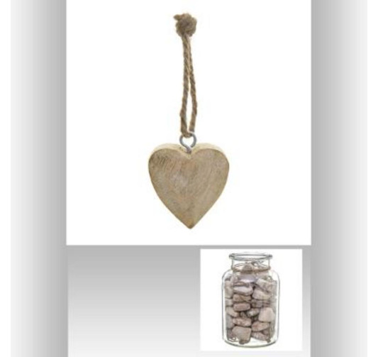 COEUR EN BOIS A SUSPENDRE︱Lory