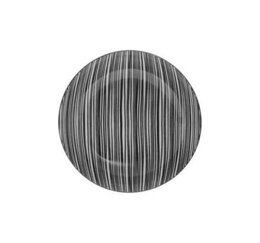 ASSIETTE CREUSE BOHEMIA ZEBRE