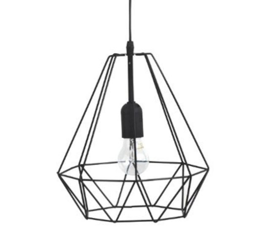 SUSPENSION METAL FIL NOIR︱Lory