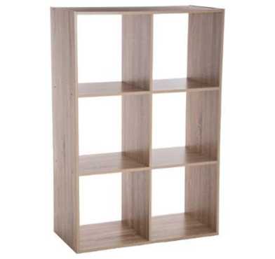 ETAGERE BOIS 6 CASES MIX︱Lory