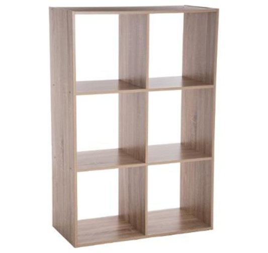 ETAGERE BOIS 6 CASES MIX︱Lory