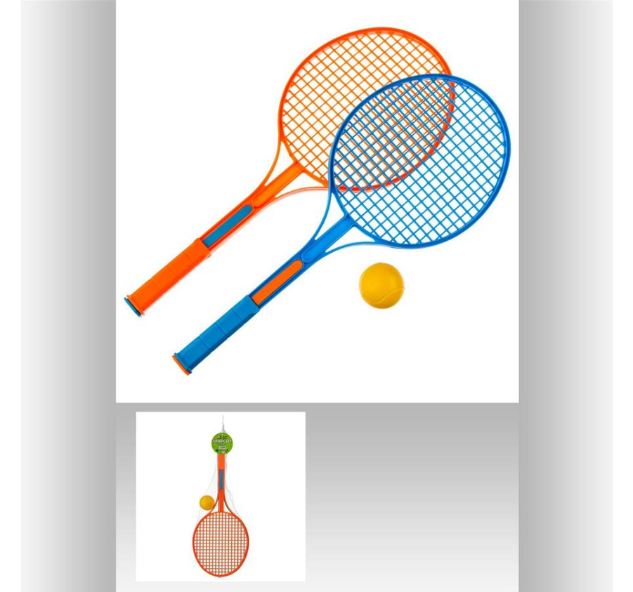 RAQUETTE TENNIS X 2 + BALLE
