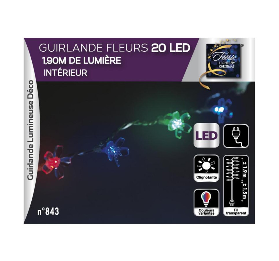 GUIRLANDE INTERIEUR FLEUR