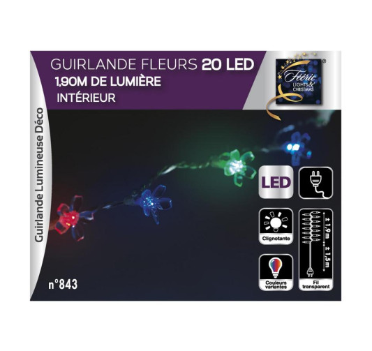 GUIRLANDE INTERIEUR FLEUR︱Lory