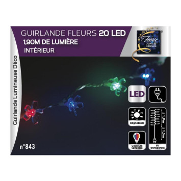 GUIRLANDE INTERIEUR FLEUR︱Lory