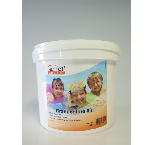 GRANULE CHLORE EN SEAU DE 3KG︱Lory