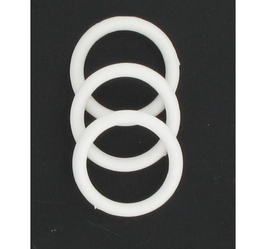 ANNEAUX BLANCS X10 PIECES