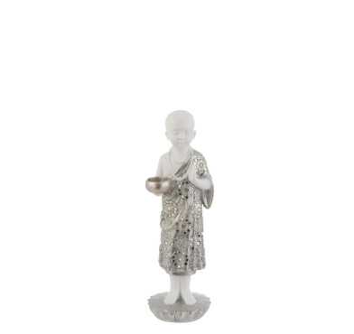 PHOTOPHORE MOINE ARGENTE/BLANC︱Lory