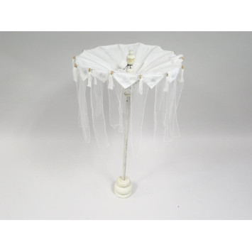PARASOL EN TULLE COTON ET BOIS︱Lory