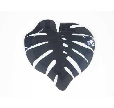 ASSIETTE FEUILLE EN VERRE︱Lory