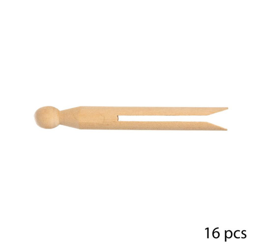 PINCES A LINGE X16 BOIS︱Lory