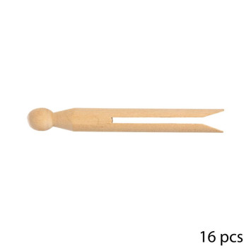 PINCES A LINGE X16 BOIS︱Lory