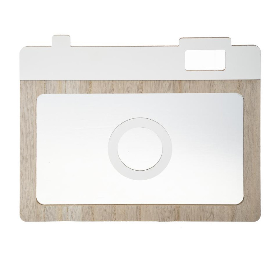 MIROIR EN BOIS NATUREL ET