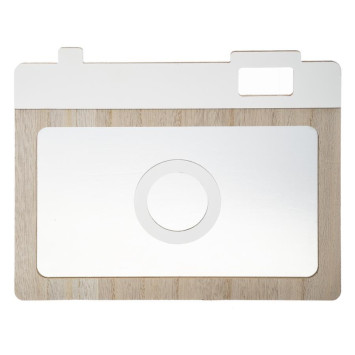 MIROIR EN BOIS NATUREL ET︱Lory