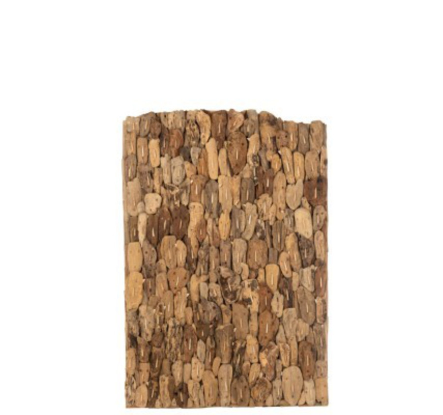 DECOR MURAL EN BOIS FLOTTE