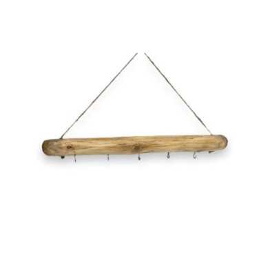 BARRE EN BOIS AVEC 5 CROCHETS︱Lory