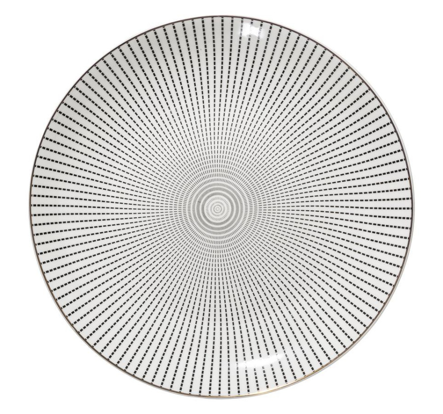 ASSIETTE PLATE RAYON OR 27CM