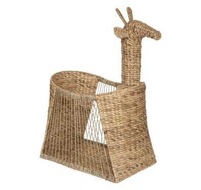 PANIER GIRAFE EN OSIER NATUREL︱Lory