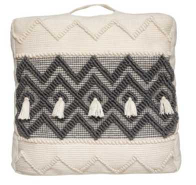 COUSSIN DE SOL TRICOT GRIS ET︱Lory