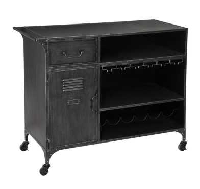 MEUBLE BAR SEVIN EN FER︱Lory