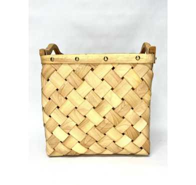 PANIER BOIS CLAIR AVEC ANSES︱Lory