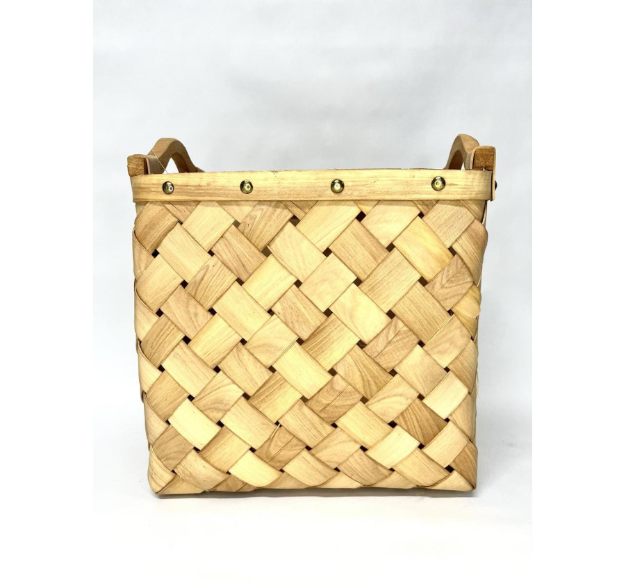 PANIER BOIS CLAIR AVEC ANSES