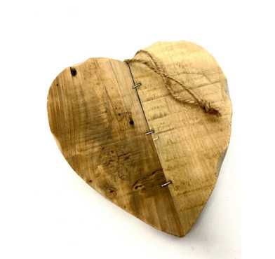 COEUR EN BOIS A SUSPENDRE AVEC︱Lory