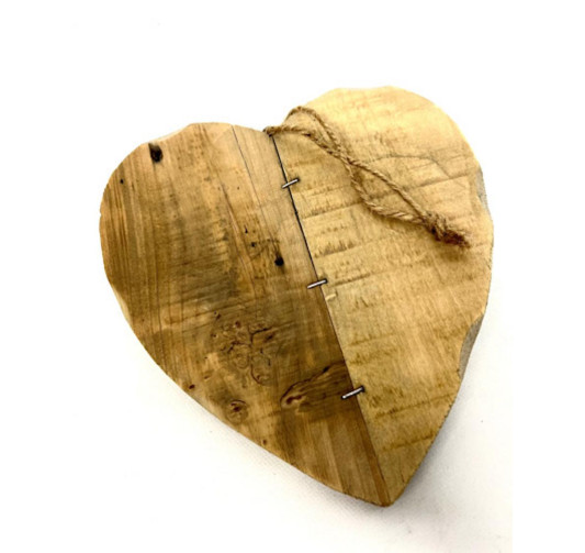 COEUR EN BOIS A SUSPENDRE AVEC︱Lory