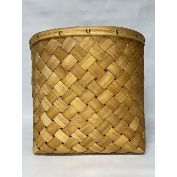 PANIER ROND EN BOIS CLAIR︱Lory