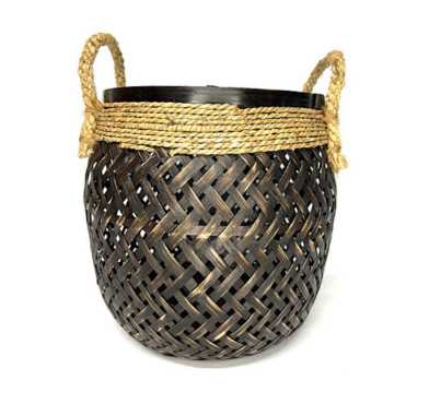 PANIER ROND BAMBOU COLORIS︱Lory