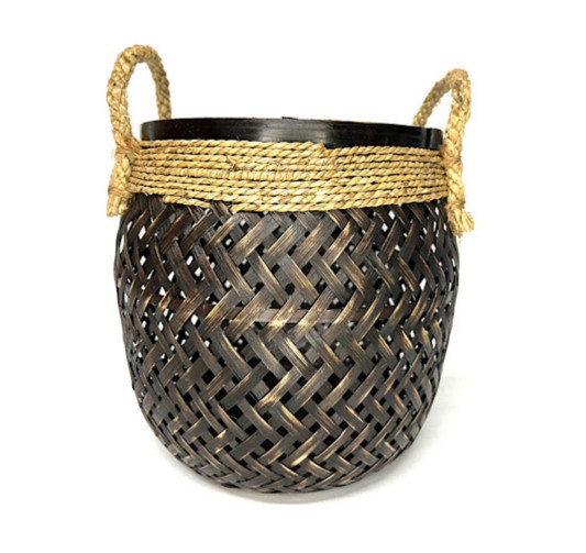 PANIER ROND BAMBOU COLORIS︱Lory