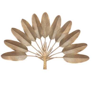 DECORATION MURALE EN METAL OR︱Lory